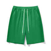 Men's Big Size Solid Color Summer Athletic Shorts